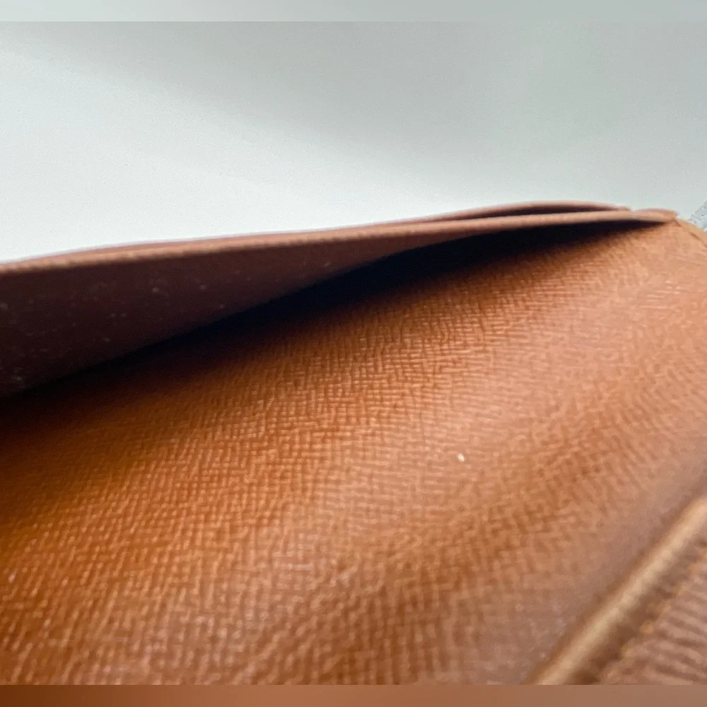 Louis Vuitton Monogram Checkbook Long Wallet